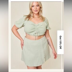 Melanie Cotton Gauze Skirt